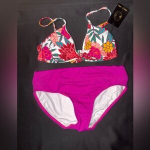 Colorful Floral Bikini Set